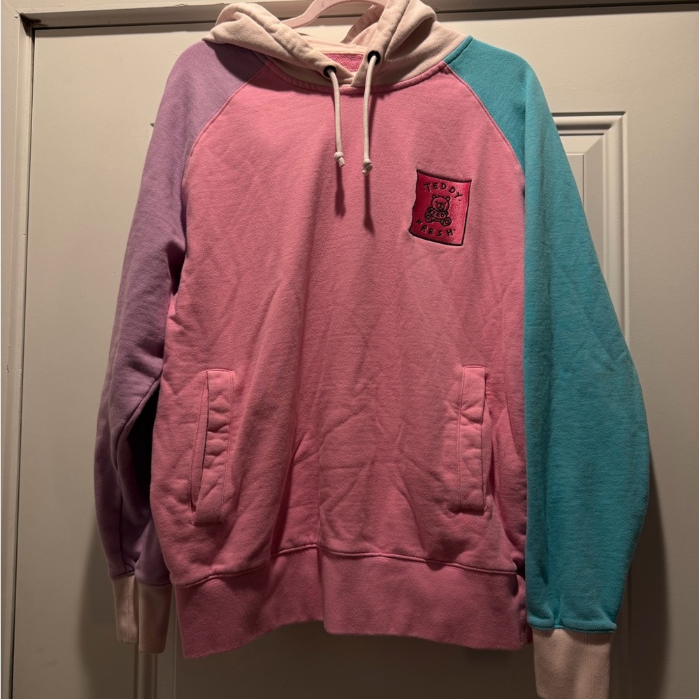 Teddy Fresh Pink Patch Sweatshirt